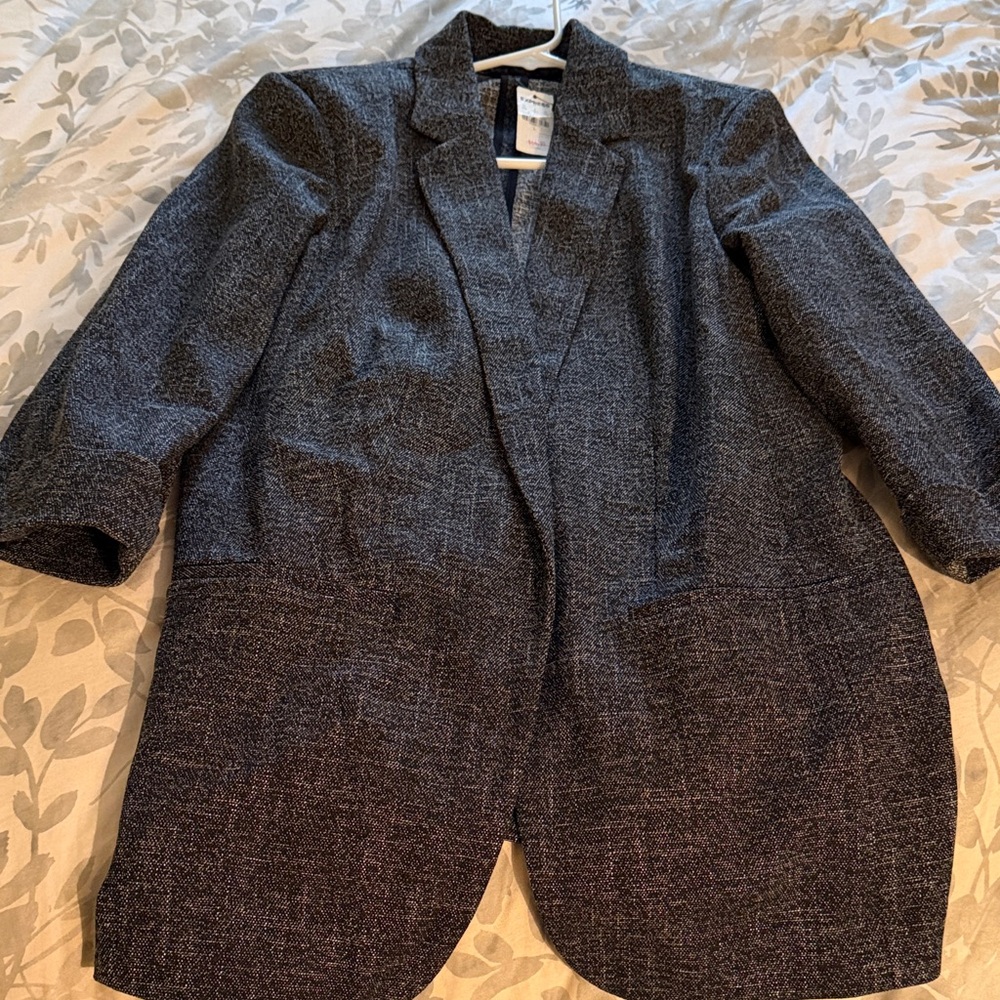 Express Charcoal Blazer